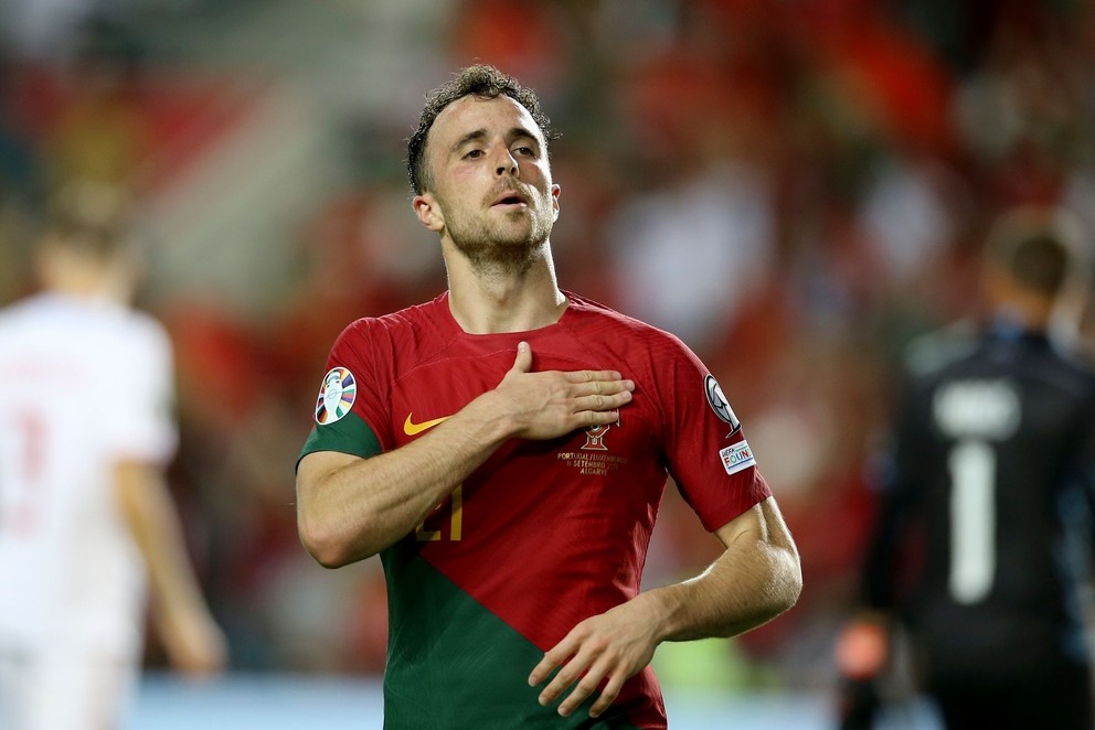 Diogo Jota v drese Portugalska. 