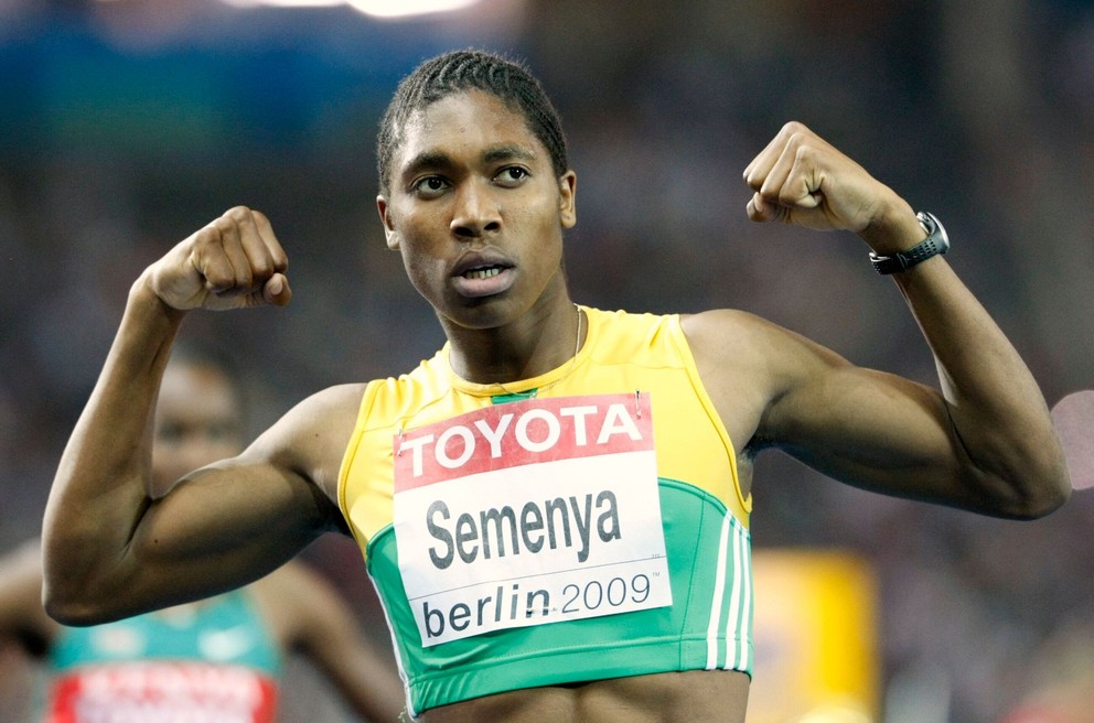 Caster Semenyová na MS v atletike 2009.