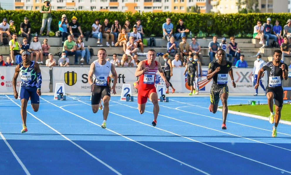 56.ročník P-T-S v Šamoríne  v areáli X Bionic Sphere, beh na 100 m.