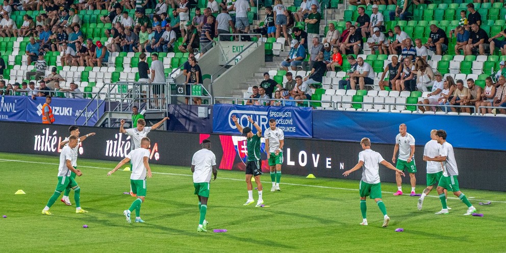 Futbalisti FC Tatran Prešov pred duelom proti DAC.