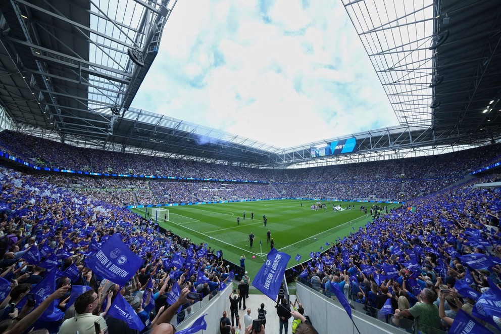 Nový domovský stánok FC Everton Hill Dickinson Stadium. 