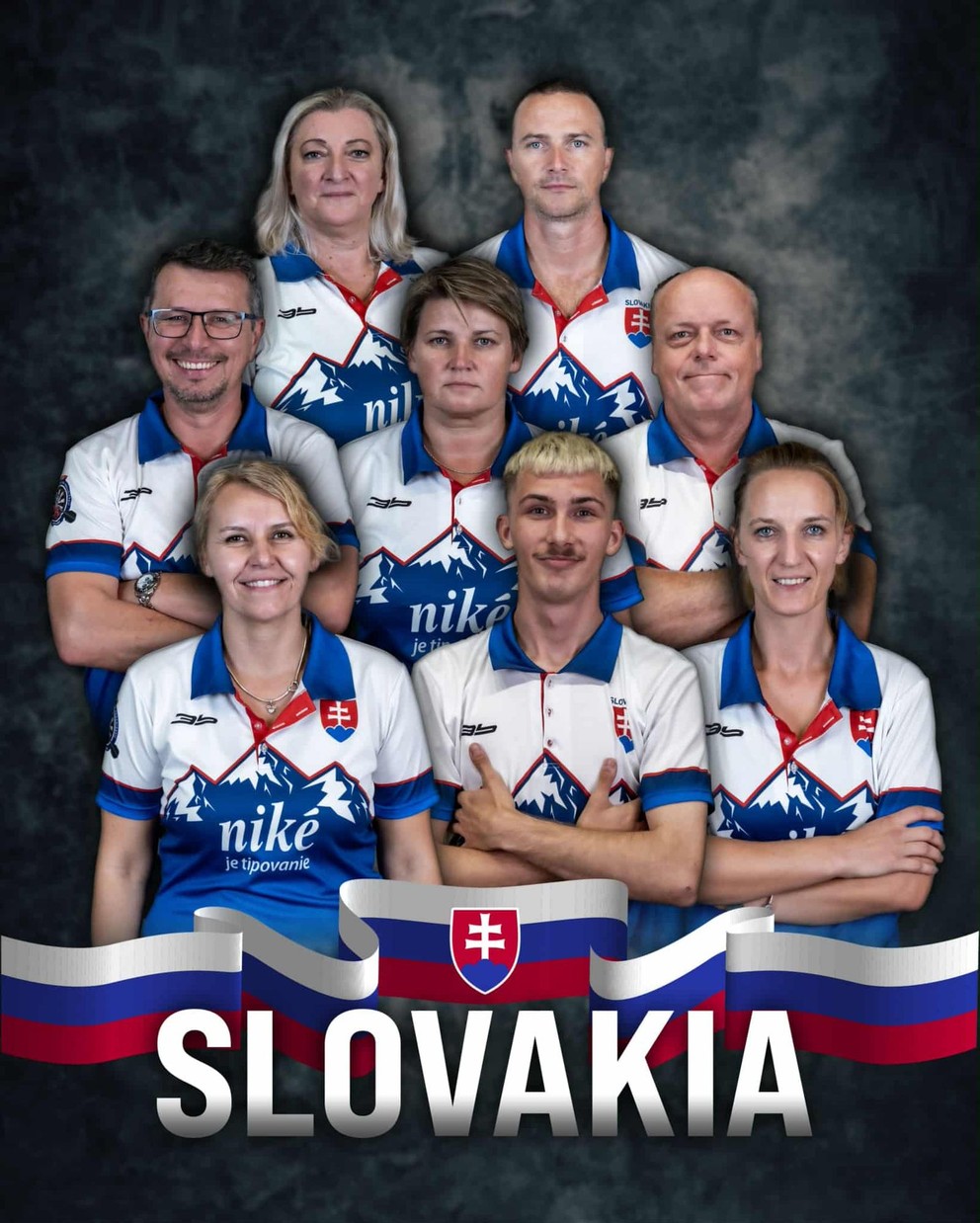 Zostava Slovenska na WDF World Cupe v steelových šípkach 2025.