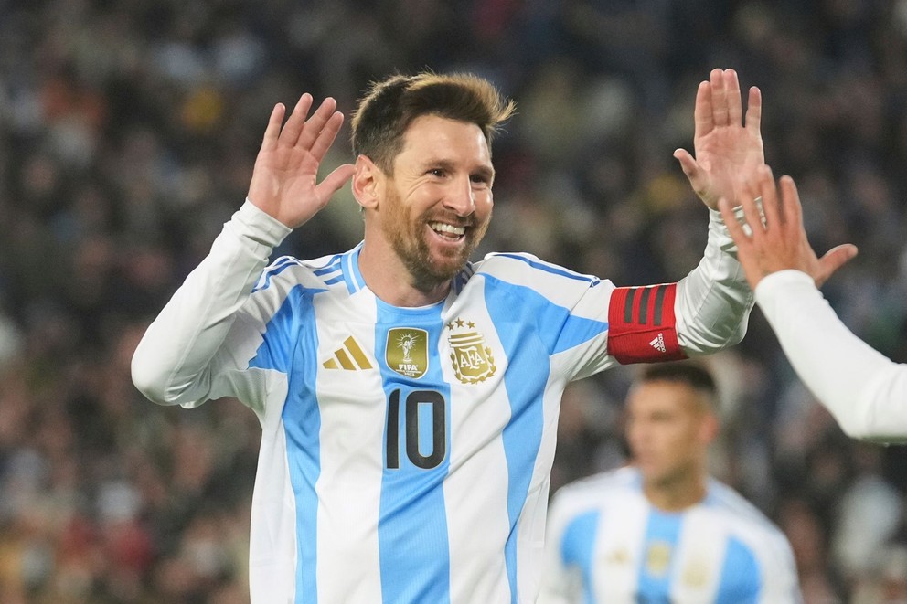Na snímke hráč Argentíny Lionel Messi.