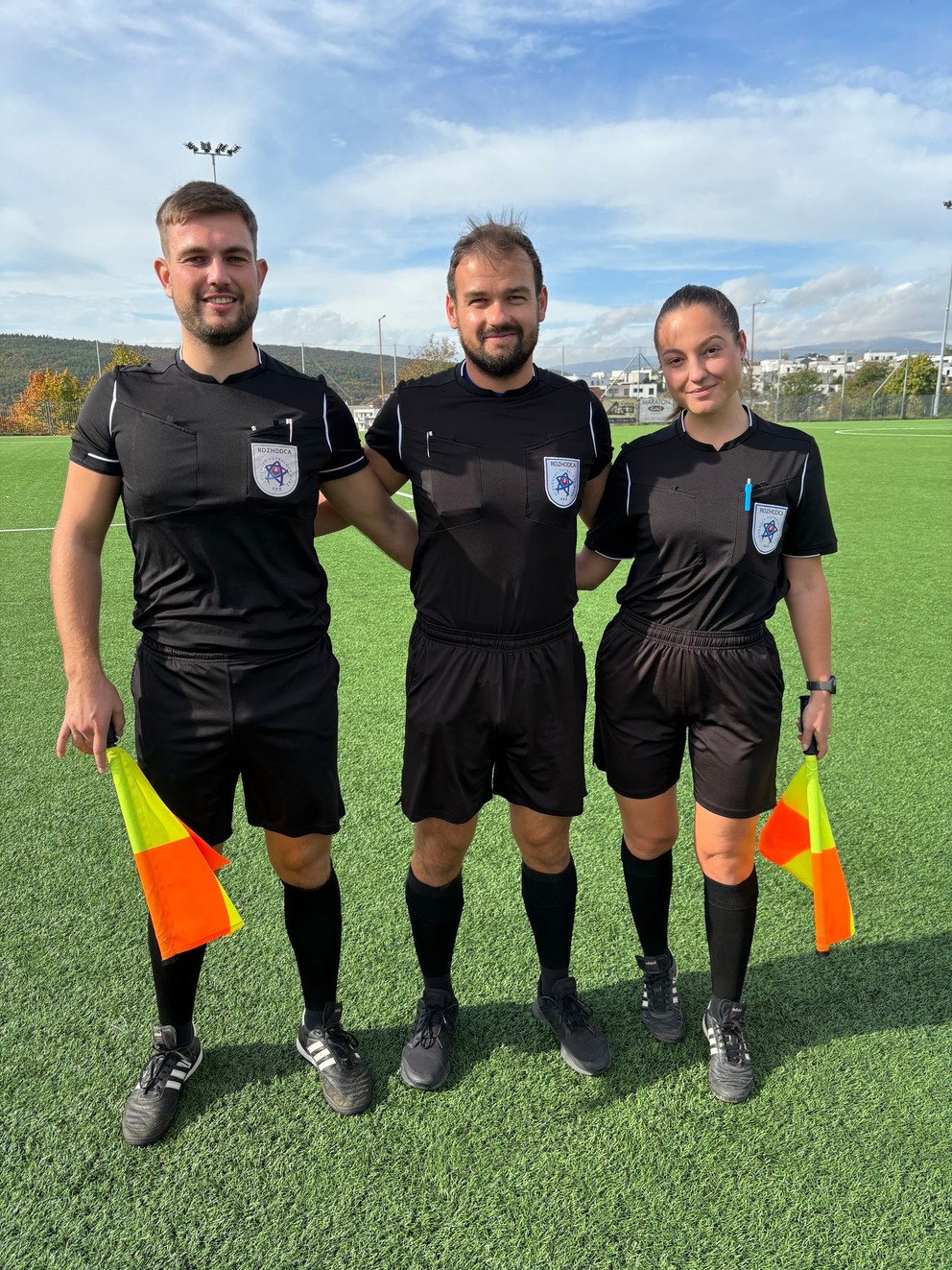 Rozhodca Dominik Puškáš.