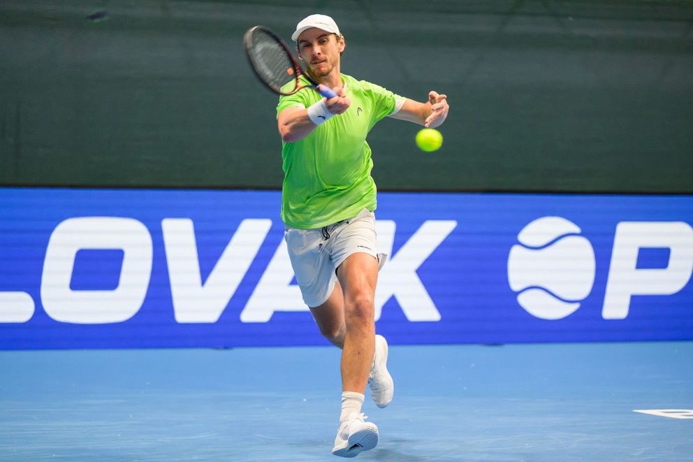 Na snímke slovenský tenista Lukáš Klein.