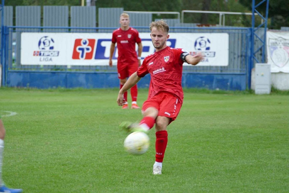 Andrej Pollák v drese Sabinova.