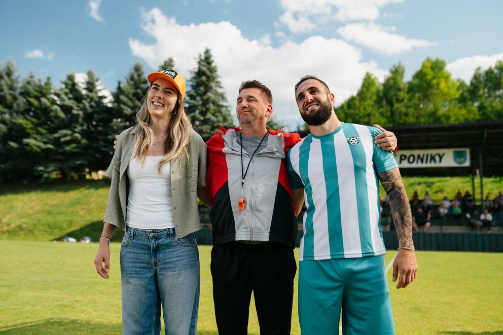 Petra Vlhová, Milan Krnáč a Tigran Barseghyan. 