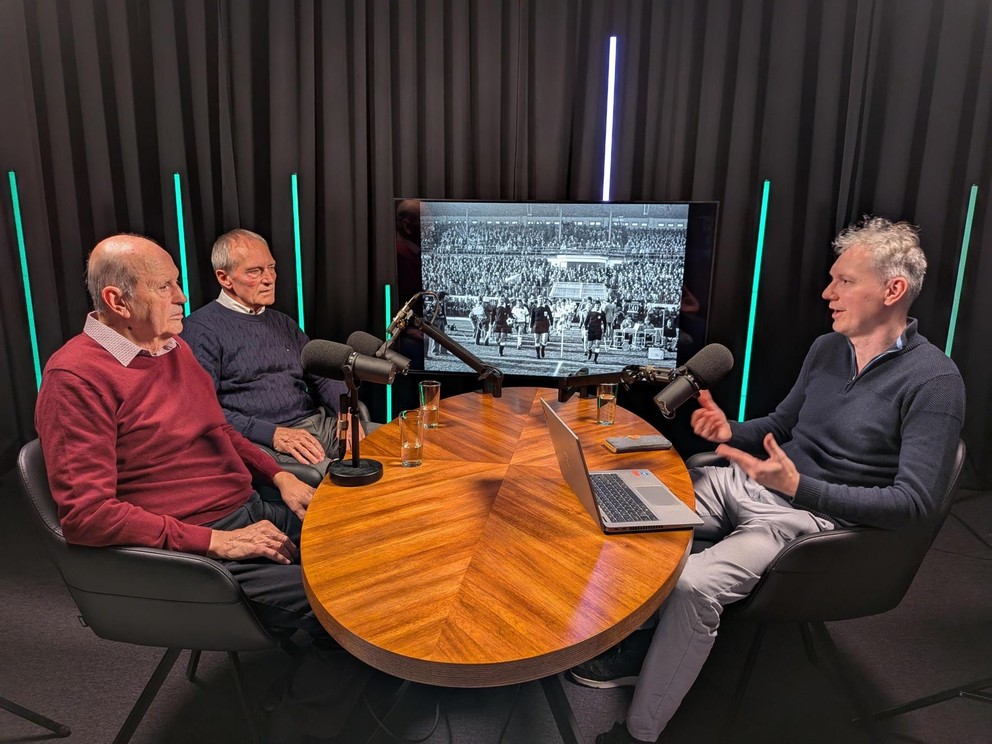 Fotka z natáčania podcastu Nostalgia.