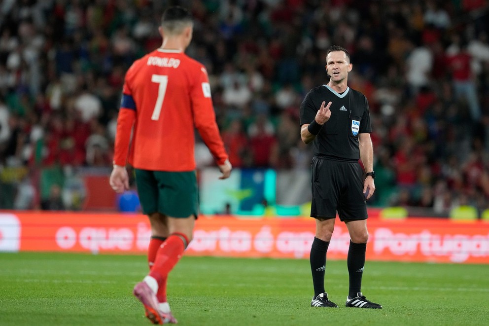 Ivan Kružliak a Cristiano Ronaldo.