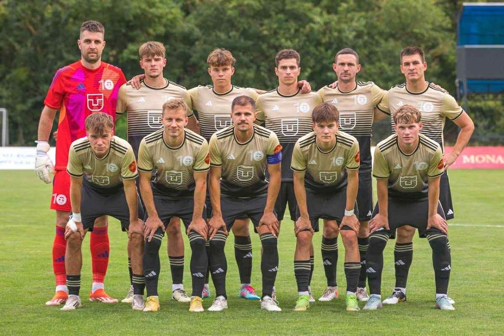 Futbalisti Slávia TU Košice.