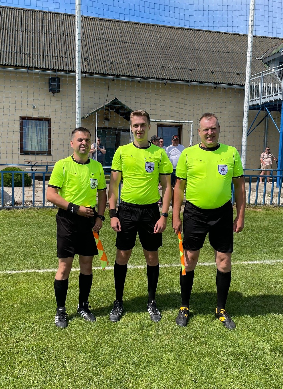 Rozhodca René Grich.