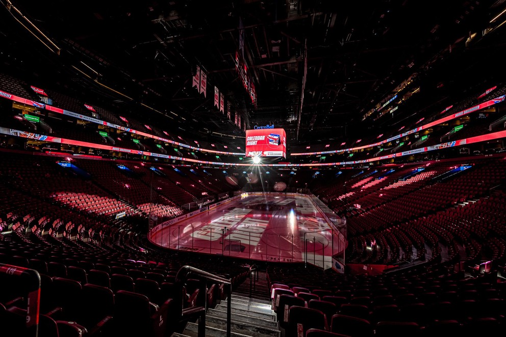 Aréna Bell Centre v Montreale.