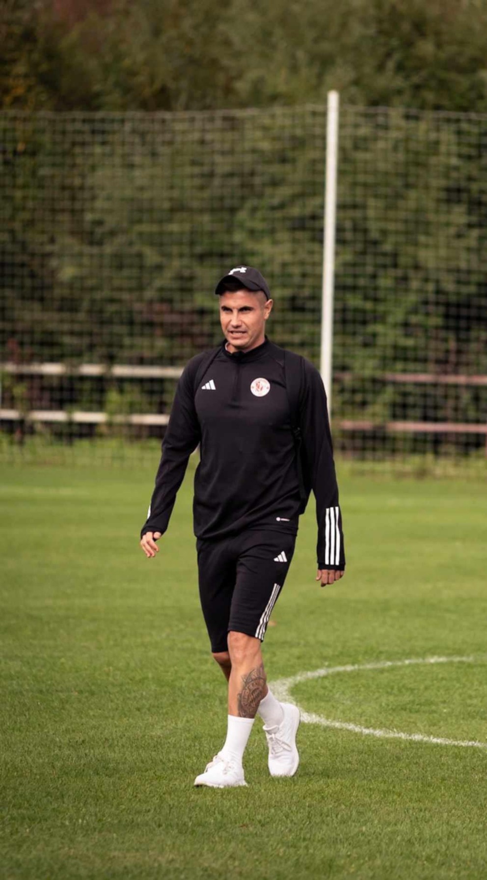 Tréner Raslavíc Daniel Vanta.