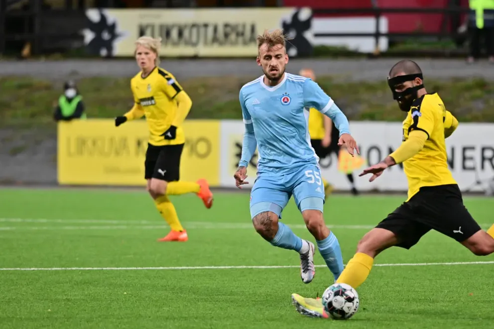 Slovan v roku 2020 vypadol na pôde KuPS Kuopio. 