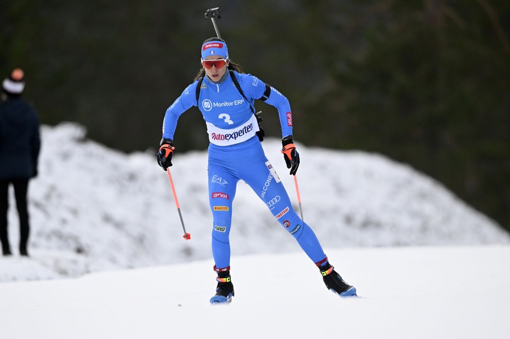 Talianska biatlonistka Lisa Vittozziová.