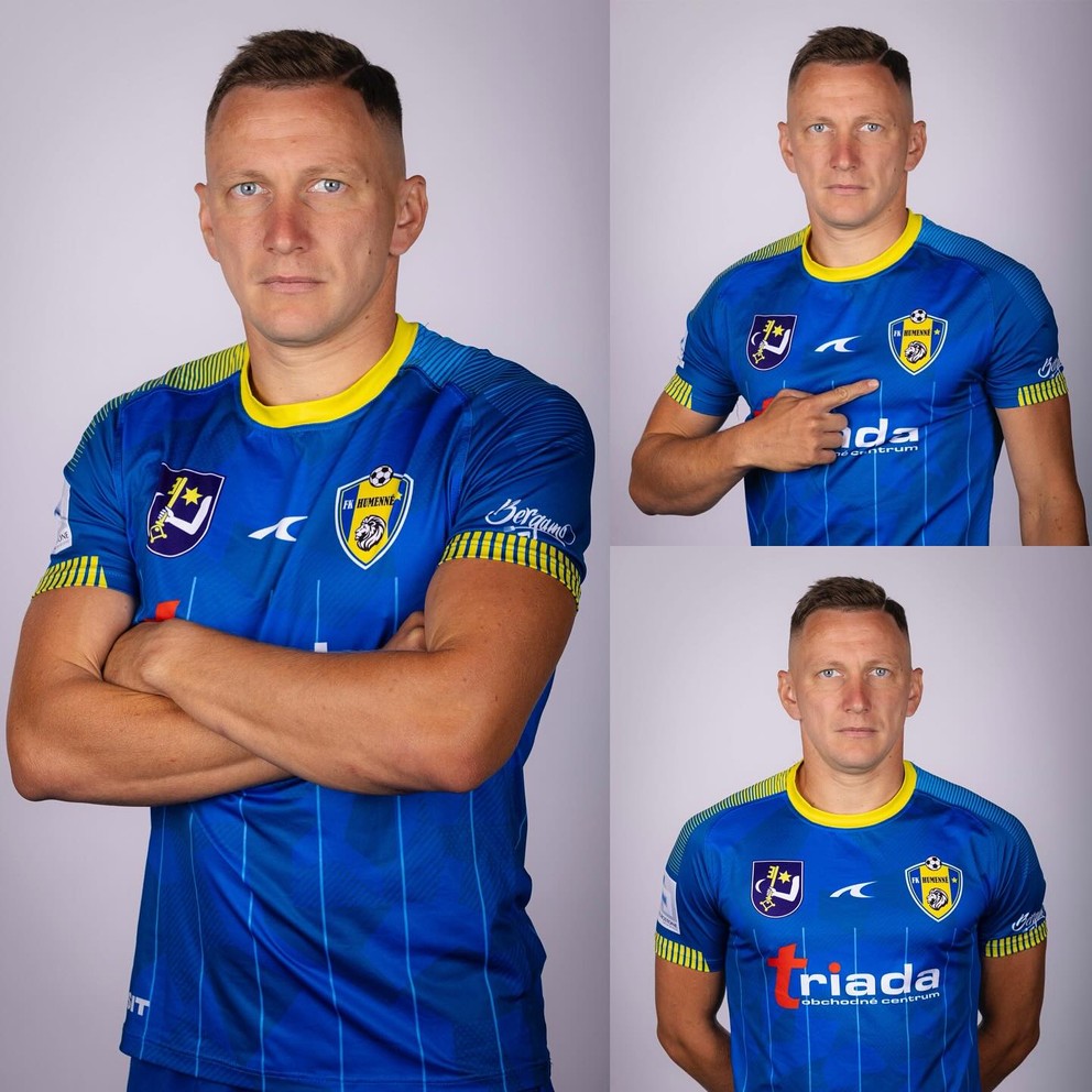 Viktor Maťaš v drese FK Humenné.