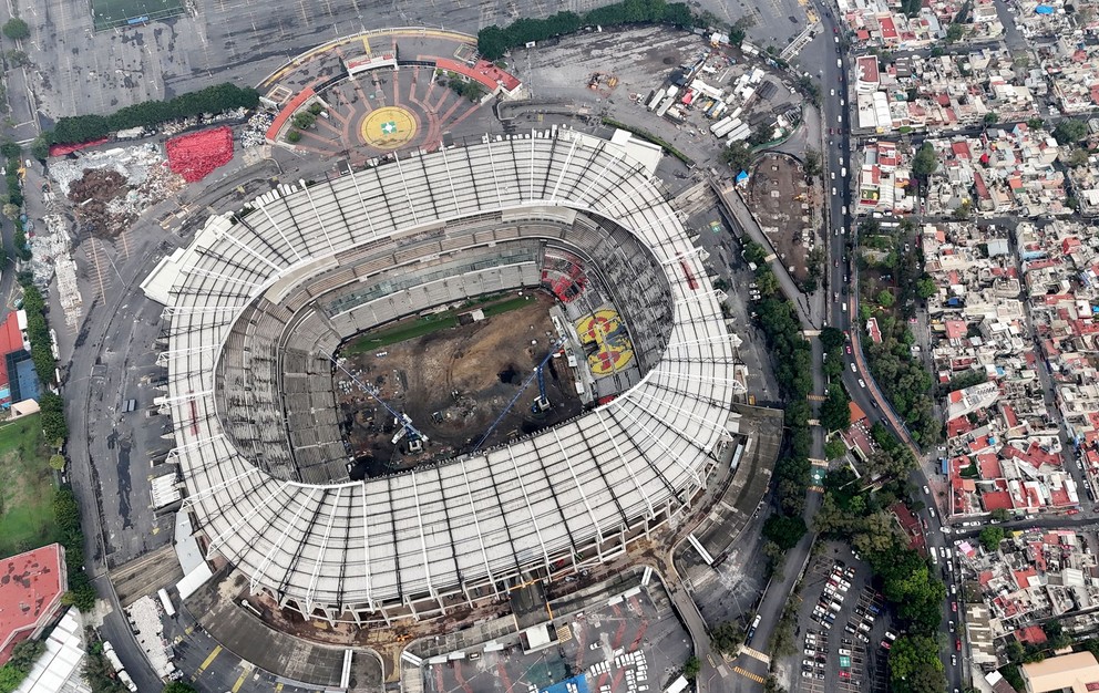 Mexico City Stadium (Aztécky štadión). 
