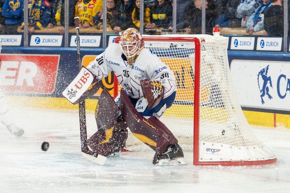 Adam Gajan počas Spenglerovho pohára 2025. 