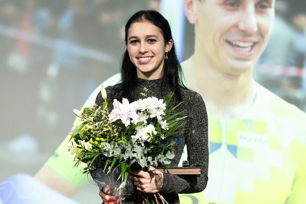 Na snímke najúspešnejšia triatlonistka za rok 2025 Diana Dunajská.