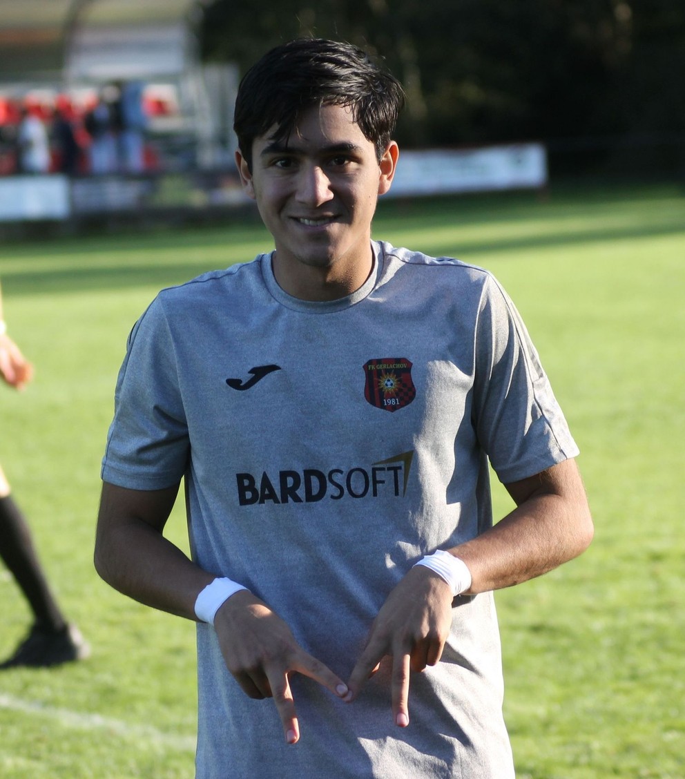 Jesús Alberto Rangel Para v drese FK Gerlachov.