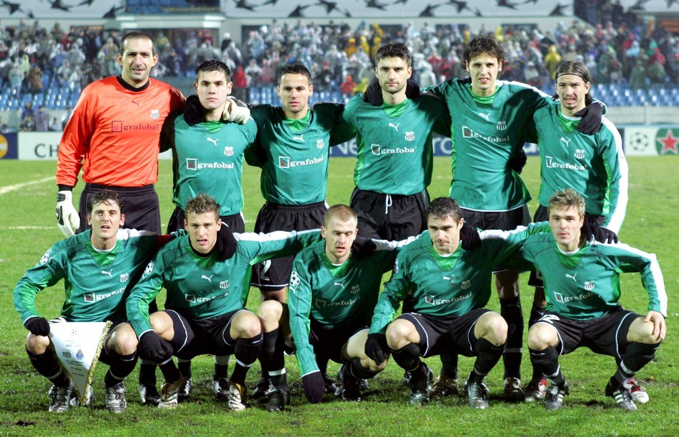 Základná zostava Petržalky pred zápasom s FC Porto.