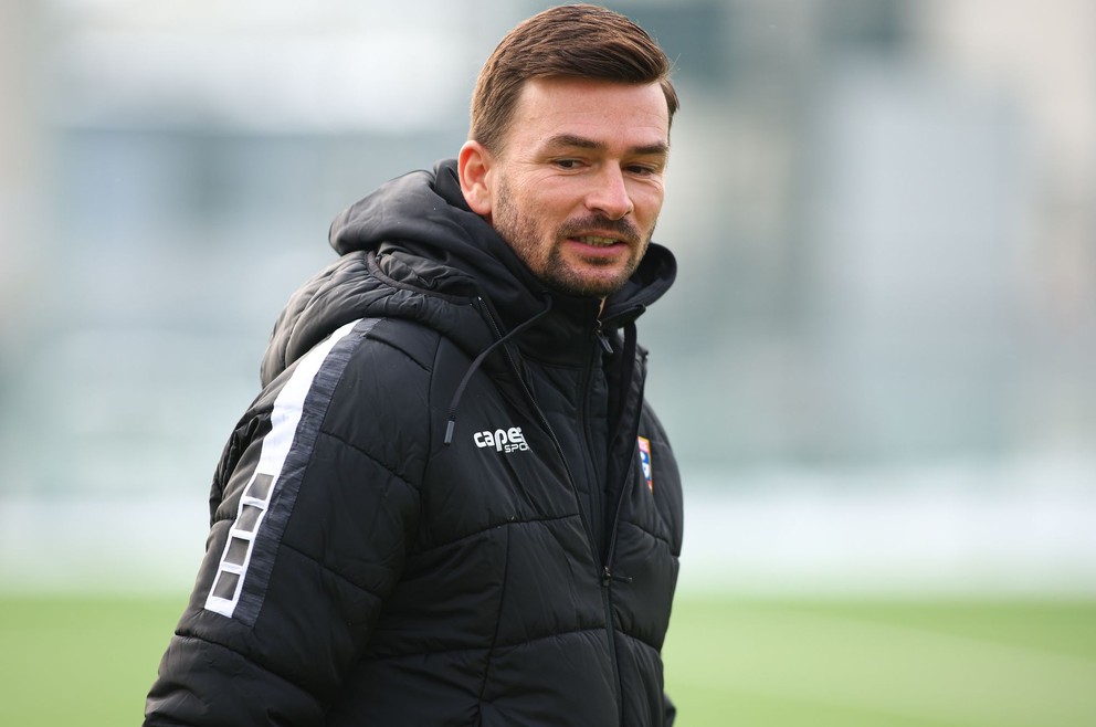 Na snímke hlavný tréner Górniku Zabrze Michal Gašparík.