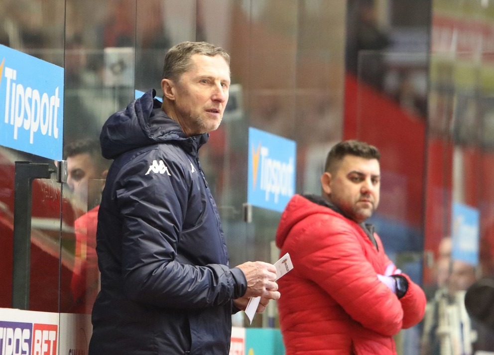 Hlavný tréner HKM Zvolen Antonín Stavjaňa