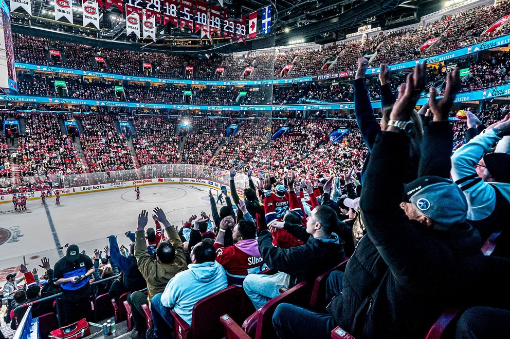 Aréna Bell Centre v Montreale. 