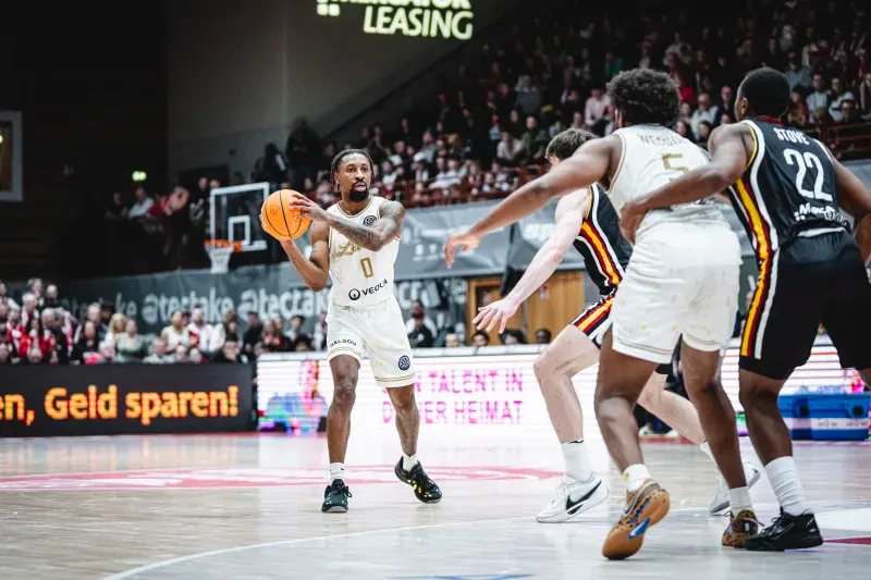 Rickey McGill v zápase proti Würzburgu.