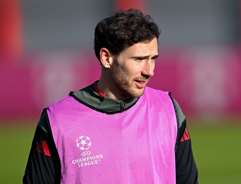 Leon Goretzka počas tréningu 27. januára 2026 v Mníchove.