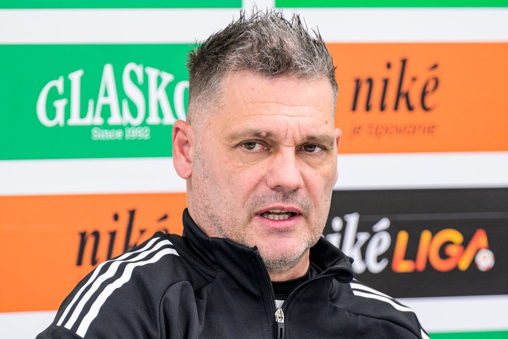 Tréner FC Tatrana Prešov Vladimír Cifranič.