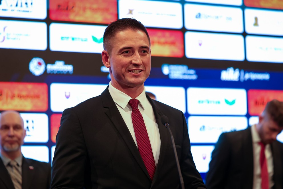Na snímke prezident Slovenského zväzu malého futbalu Peter Králik.
