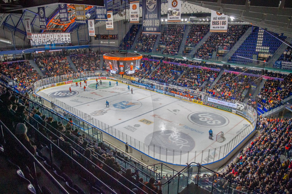 Momentka zo zápasu Košice - Slovan