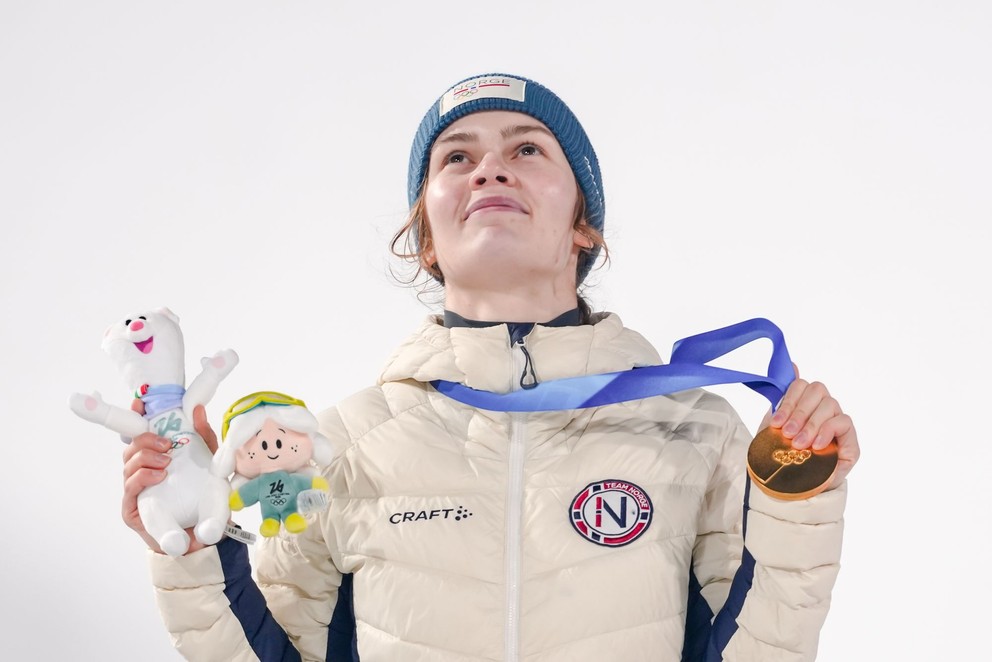 Anna Odine Strømová, olympijská víťazka v skokoch na lyžiach.