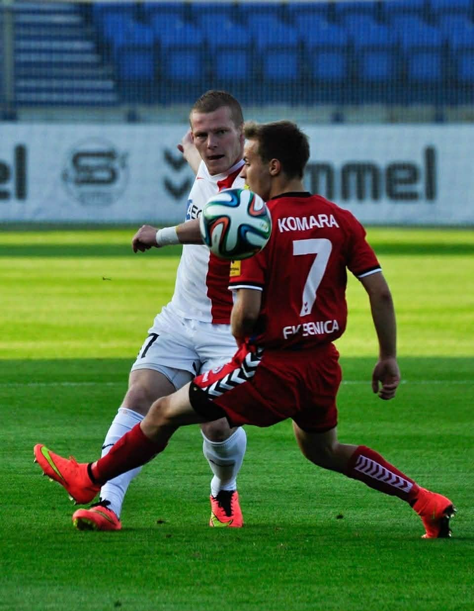 Tomáš Komara v drese FK Senica.