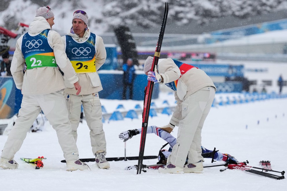 Eric Perrot v cieli ledva lapal po dychu. 