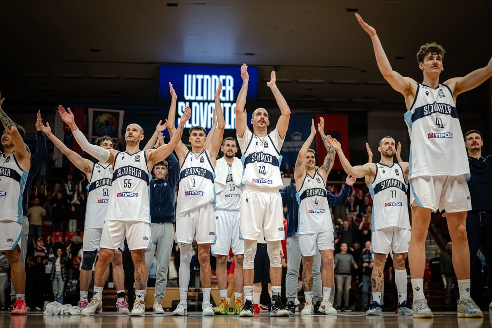 Slovenská basketbalová reprezentácia.