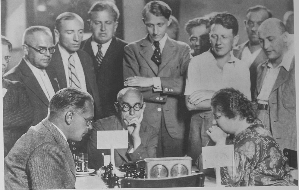 Na turnaji v mestečku Semily v roku 1934.