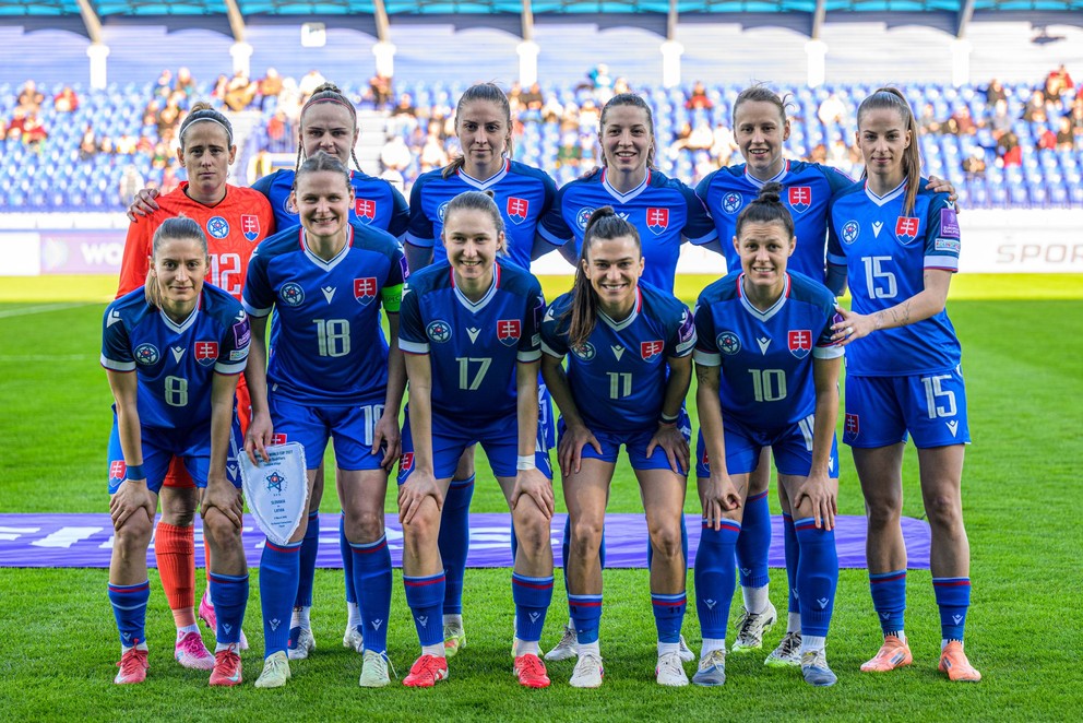 Futbalistky Slovenska pred zápasom kvalifikácie na Majstrovstvá sveta 2027 s Lotyšskom