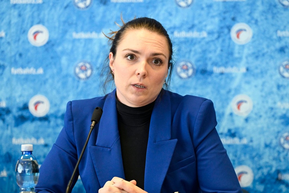 Generálna sekretárka Slovenského futbalového zväzu (SFZ) Ivana Schneebergerová