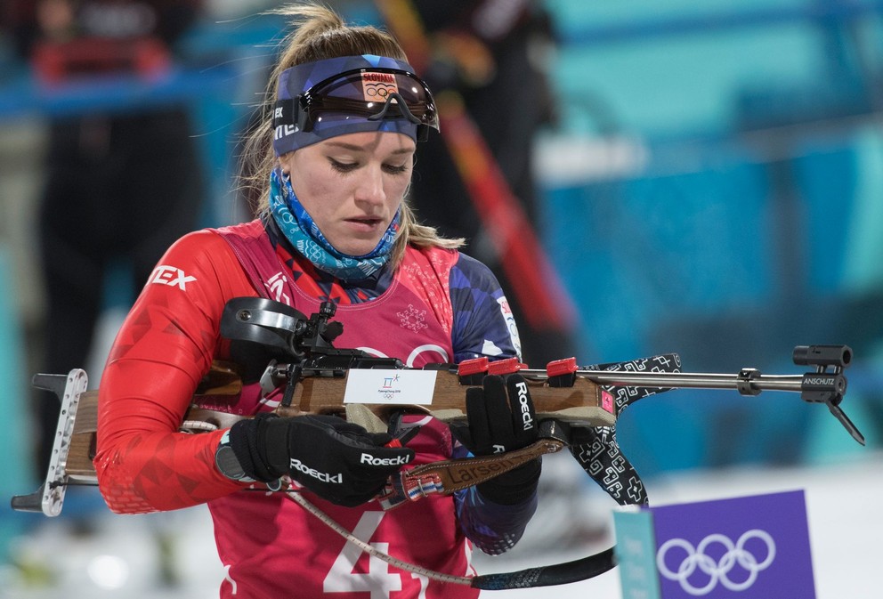 Slovenská biatlonistka Paulína Fialková počas ZOH 2018.