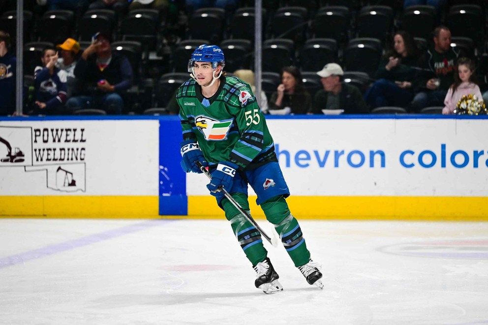 Maroš Jedlička v drese Colorada Eagles.