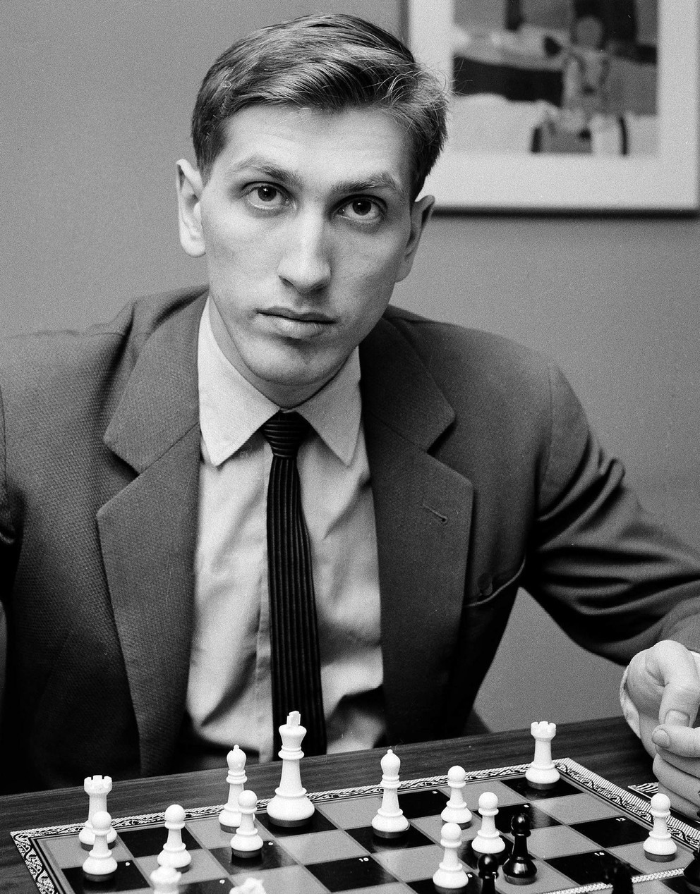 Americký šachista Bobby Fischer v roku 1962.