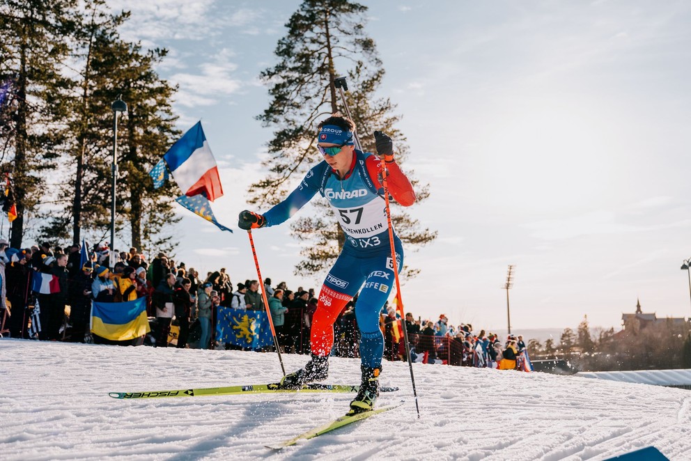 Martin Maťko počas šprintu v Osle.
