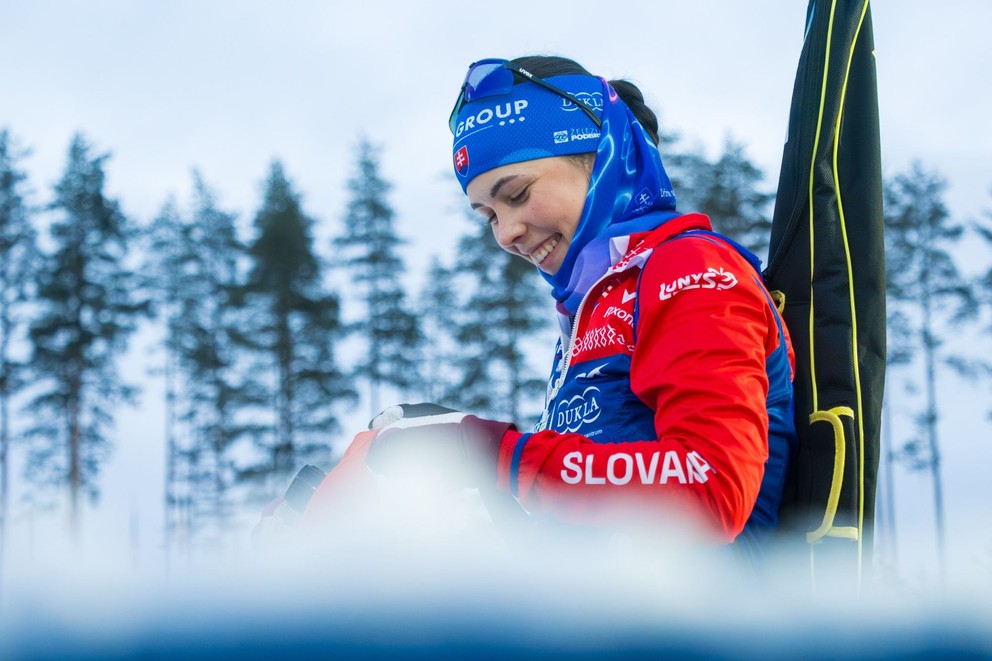 Ema Kapustová vo vytrvalostných pretekoch v Kontiolahti