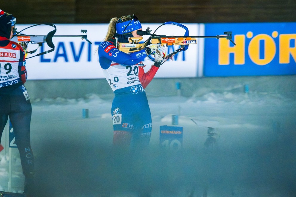 Paulína Bátovská Fialková vo vytrvalostných pretekoch v Kontiolahti