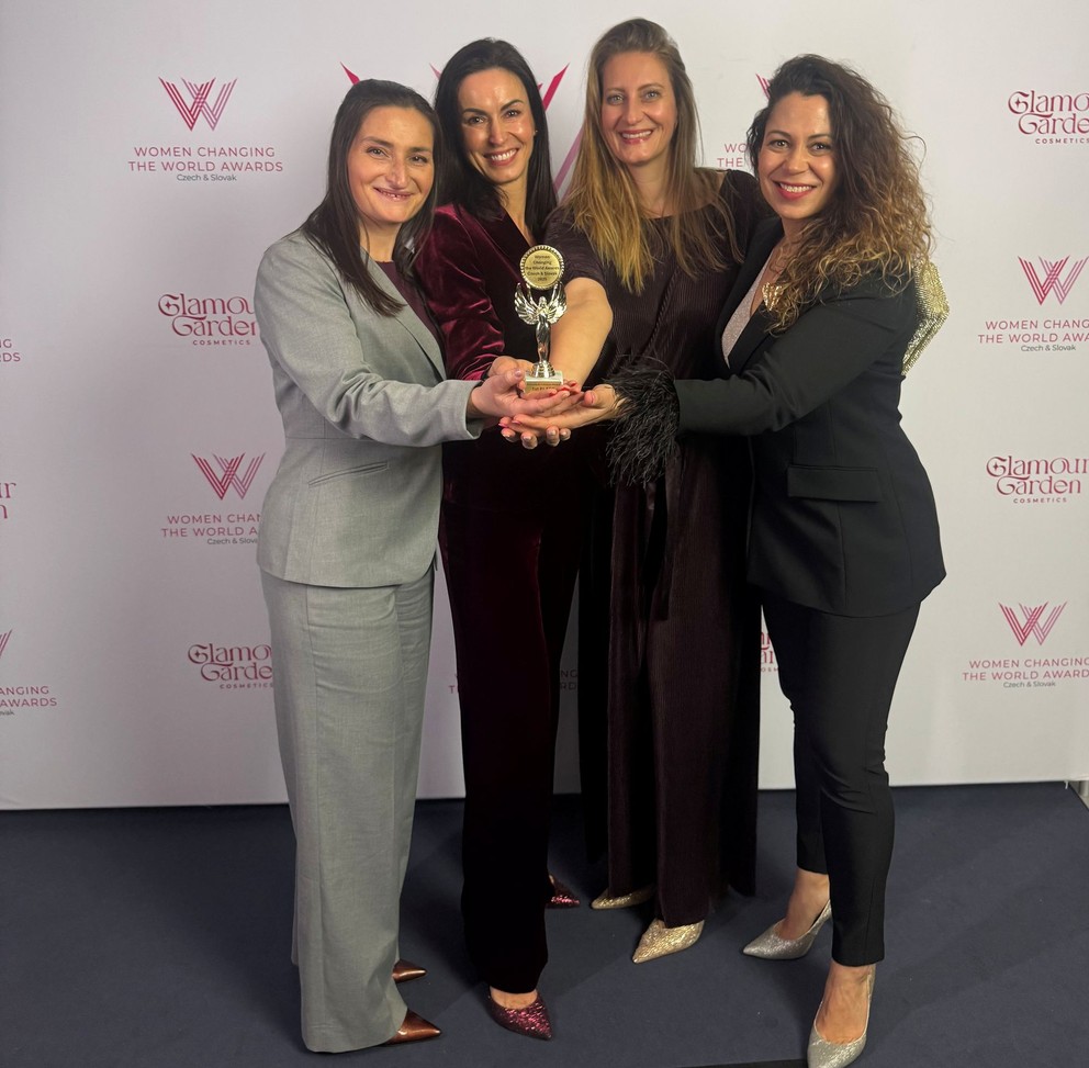 Vedenie Špeciálnych olympiád Slovensko_zľava_Veronika Sedláčková, Eva Gažová, Dominika Nestarcová a Martina Gogolová.