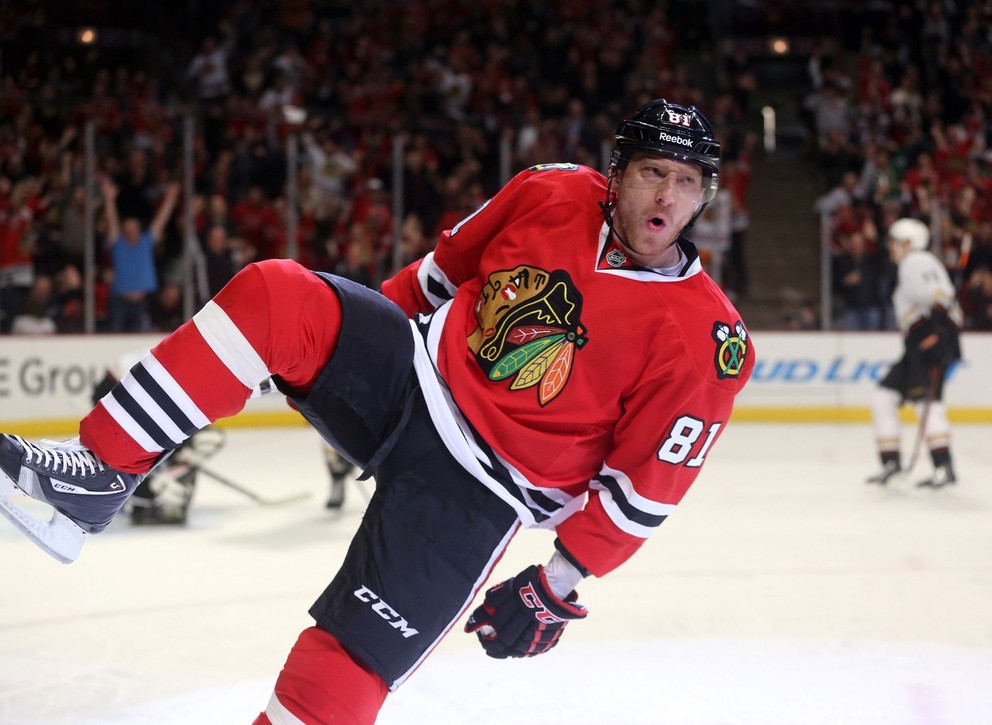 Marián Hossa v sezóne 2013/14 nastupoval za Chicago Blackhawks. 
