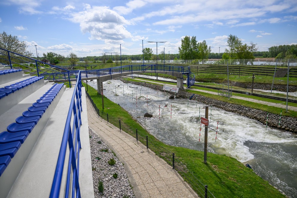 Na snímke areál divokej vody Čunovo.