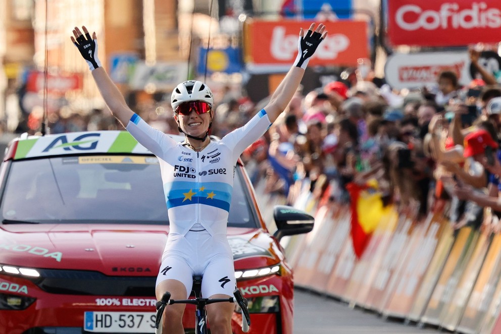 Holandská cyklistka Demi Volleringová vyhrala klasiku Liége - Bastogne - Liége 2026.